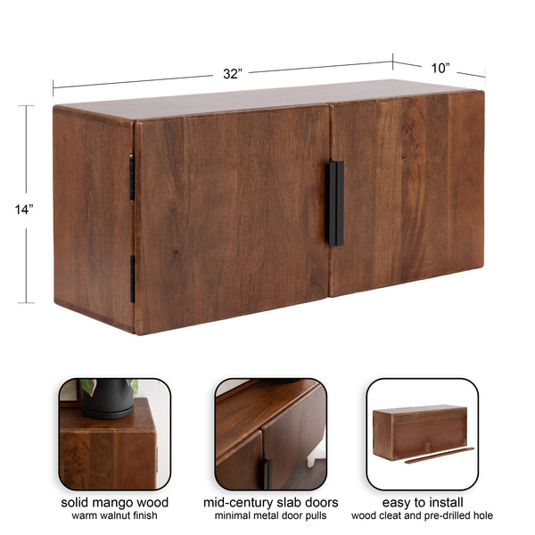 Kate & Laurel Atwood Wall Cabinet