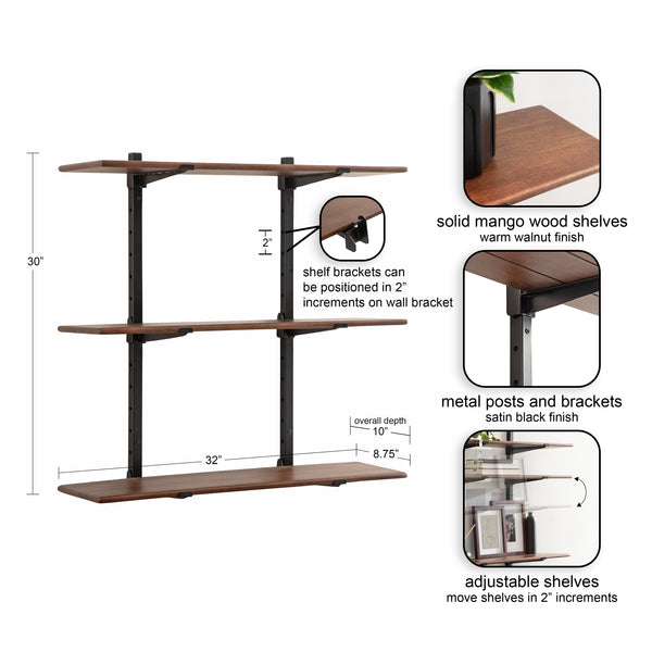 Kate & Laurel Atwood Wall Shelf