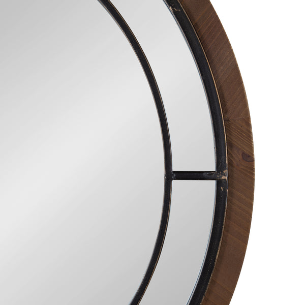 Kate & Laurel Audubon Round Framed Wall Mirror