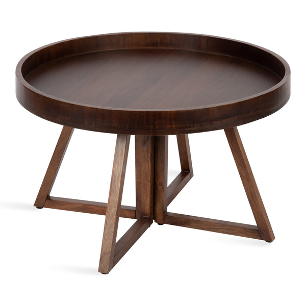 Kate & Laurel Avery Round Wood Coffee Table
