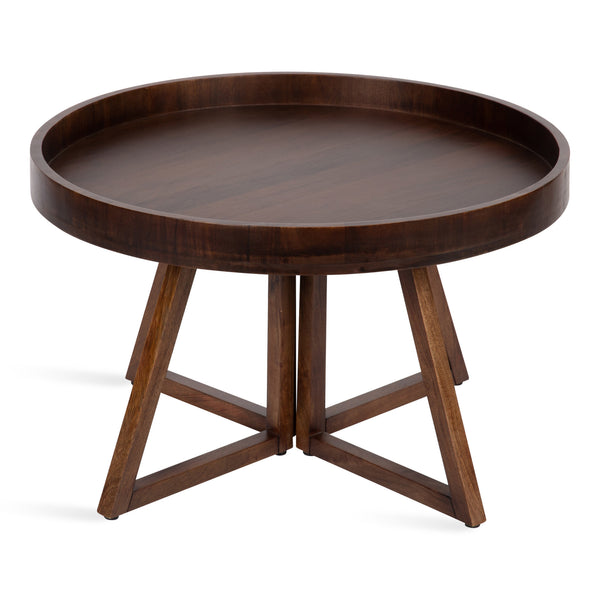 Kate & Laurel Avery Round Wood Coffee Table