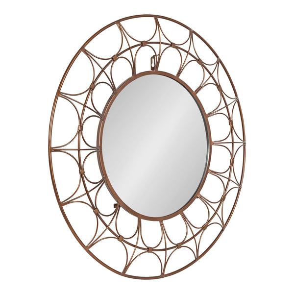 Kate & Laurel Avoca Decorative Round Mirror