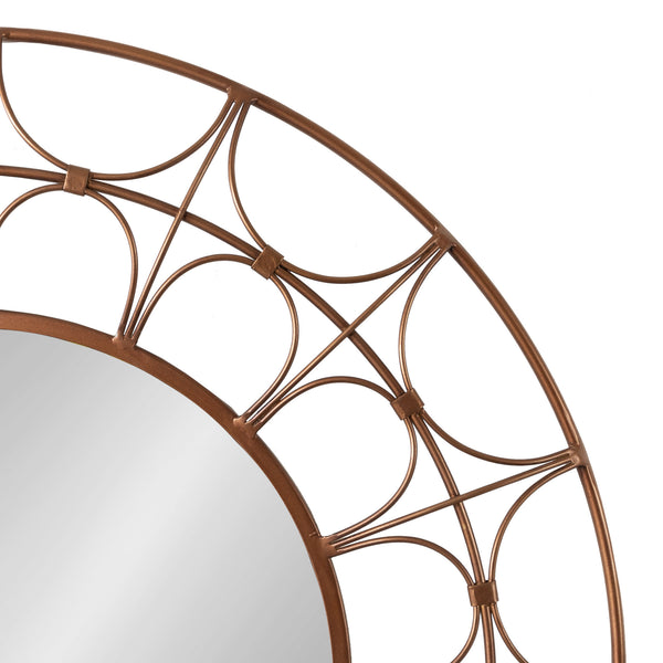 Kate & Laurel Avoca Decorative Round Mirror