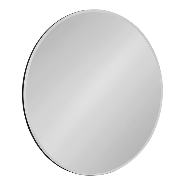Kate & Laurel Azalea Round Frameless Mirror