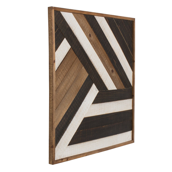Kate & Laurel Ballez Shiplap Wood Plank Art