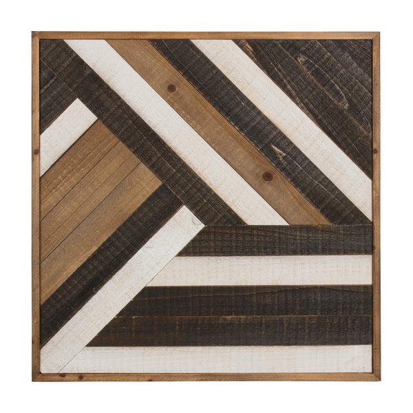kate & laurel Ballez Shiplap Wood Plank Art