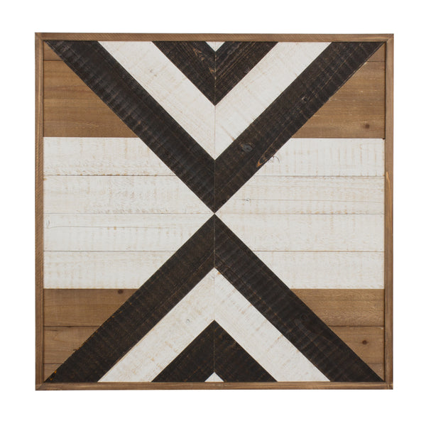 kate & laurel Baralt Shiplap Wood Plank Art