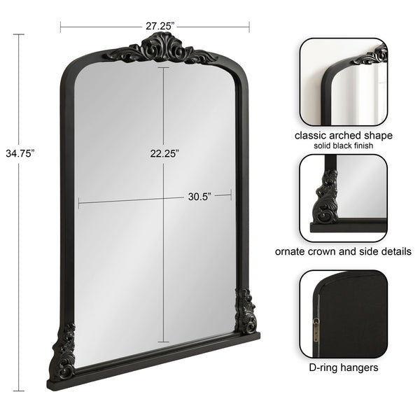 Kate & Laurel Barberry Arch Mirror MDF