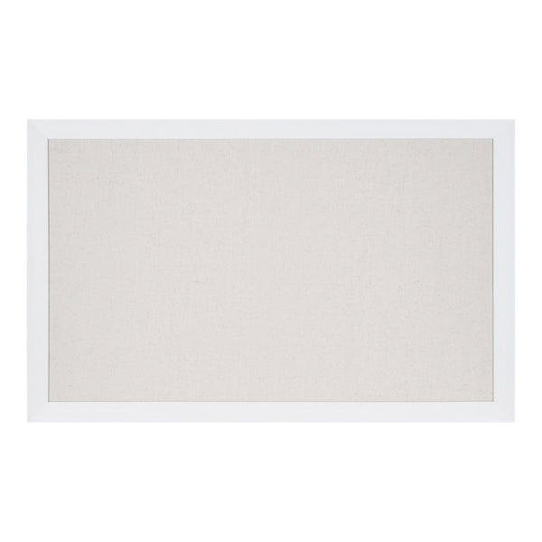 Kate & Laurel Beatrice Framed Linen Fabric Pinboard