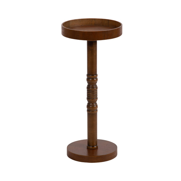 Kate & Laurel Bellport Pedestal End Table