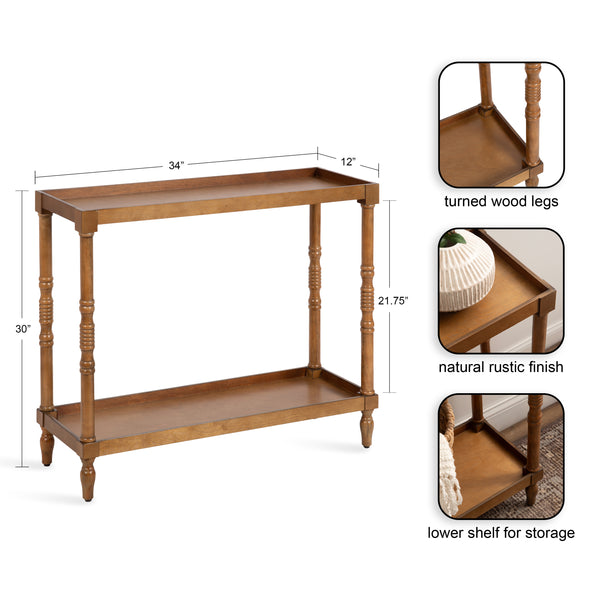 Kate & Laurel Bellport Rectangle Console Table