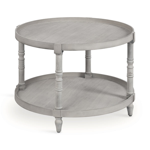 kate & laurel Bellport Round Wood Coffee Table