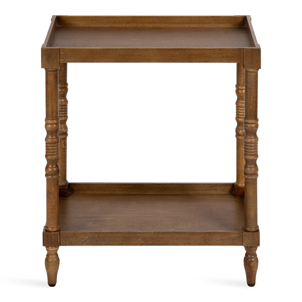 Kate & Laurel Bellport Wood Side Table With Shelf