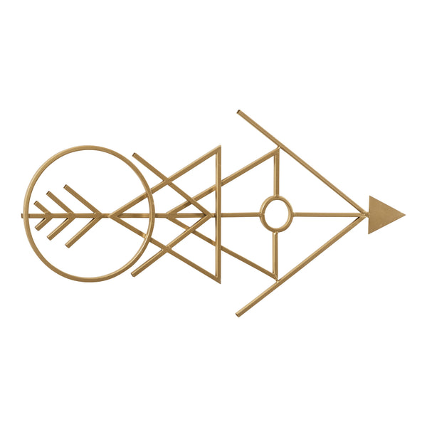 Kate & Laurel Benta Metal Arrow Wall Art