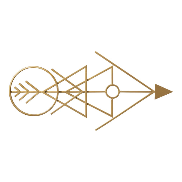 kate & laurel Benta Metal Arrow Wall Art