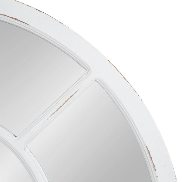 Kate & Laurel Boldmere Wide Arch Windowpane Mirror