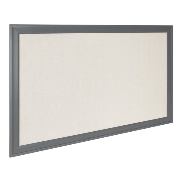 Kate & Laurel Bosc Framed Linen Fabric Pinboard