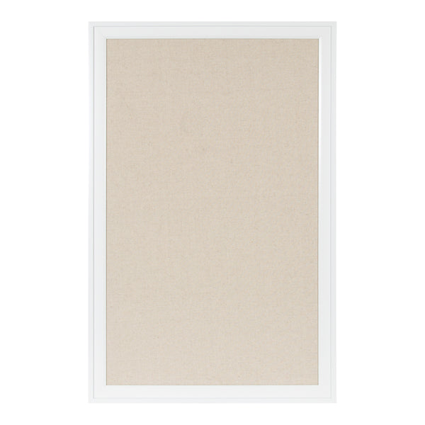kate & laurel Bosc Framed Linen Fabric Pinboard