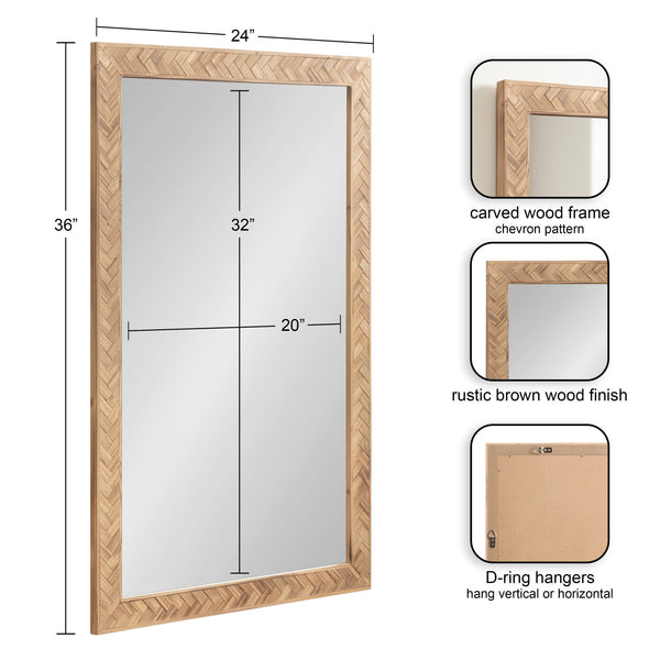 Kate & Laurel Braywood Rectangular Mirror