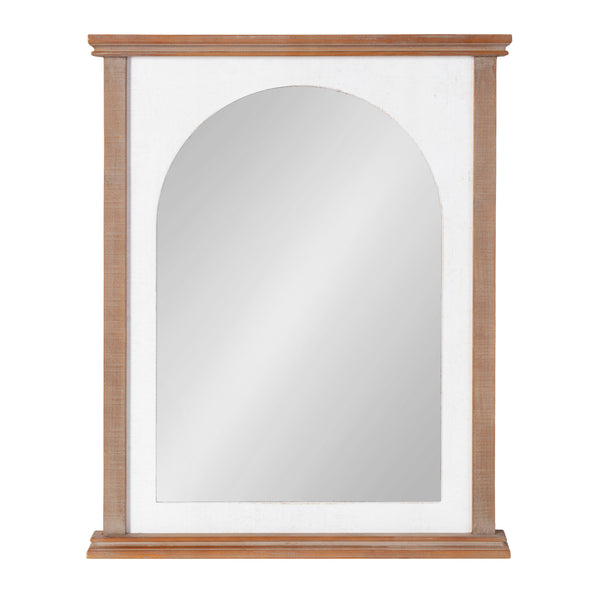 Kate & Laurel Brenna Wood Framed Arch Wall Mirror