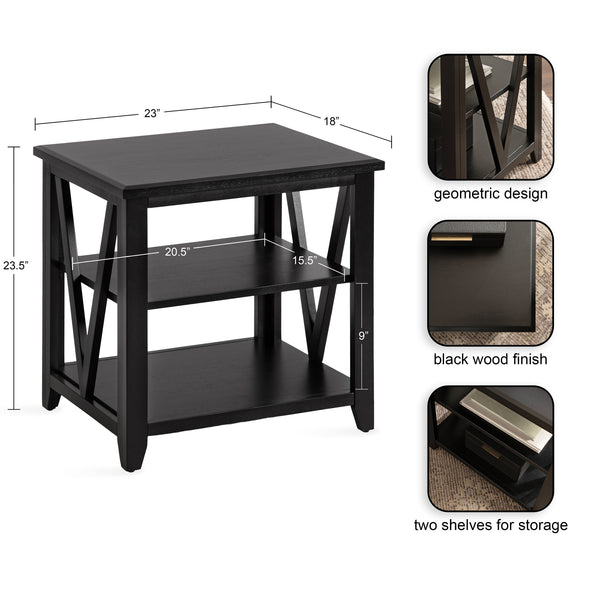 Kate & Laurel Broadbridge Wood Side Table