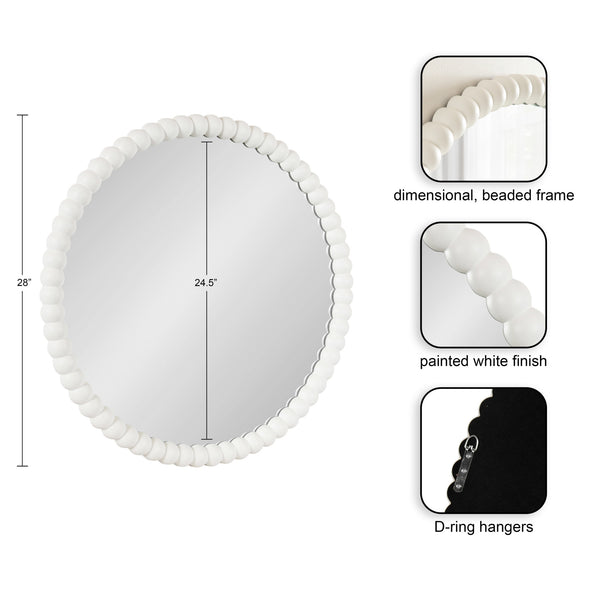 Kate & Laurel Bronte Decorative Wall Mirror Wood