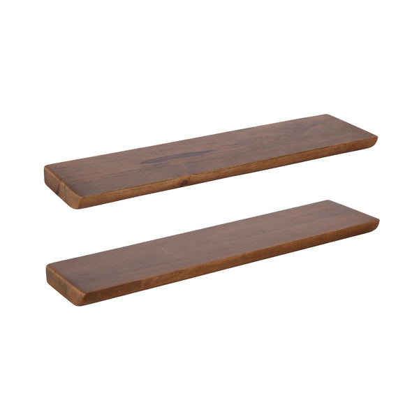 Kate & Laurel Burena Wood Floating Shelves
