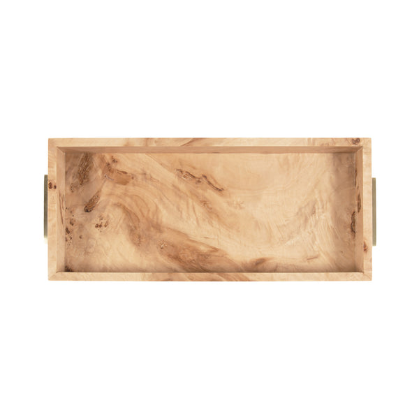 Kate & Laurel Burlock Rectangle Tray With Handles