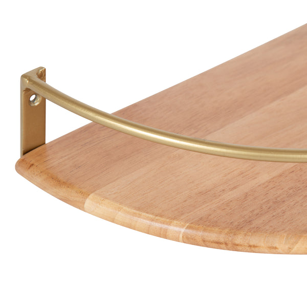 Kate & Laurel Camryn Semi Circle Shelf Set