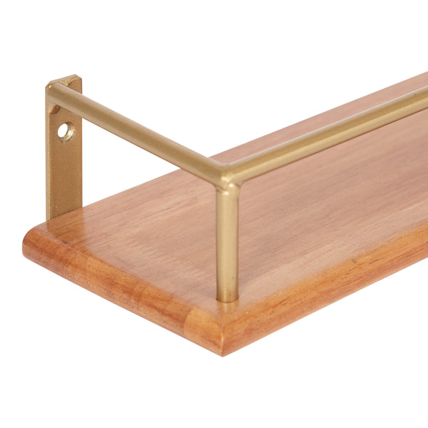 Kate & Laurel Camryn Wood And Metal Shelf Set