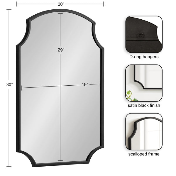 Kate & Laurel Carlow Framed Wall Mirror