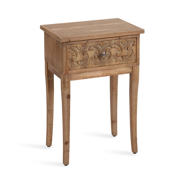 Kate & Laurel Cassetta Wood Side Table