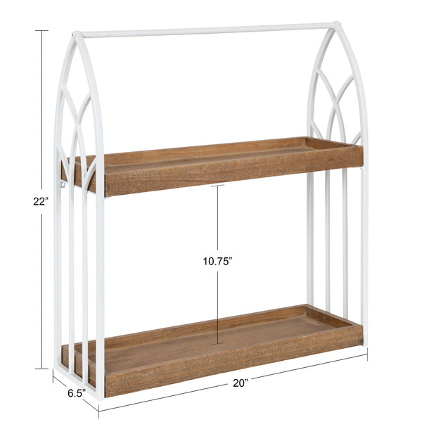 Kate & Laurel Castille Wall Shelf