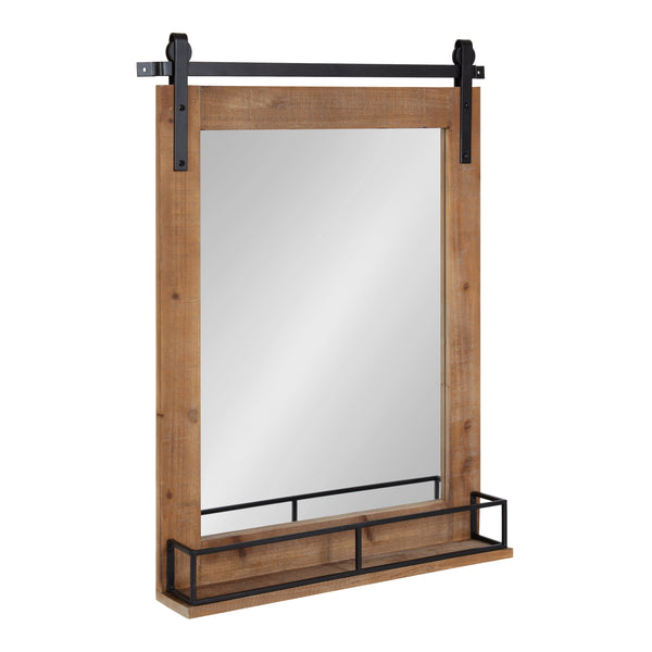 Kate & Laurel Cates Framed Wall Mirror With Shelf