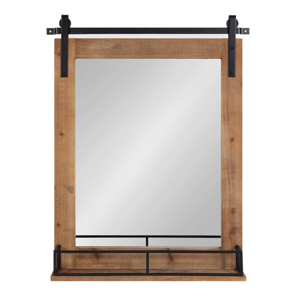 Kate & Laurel Cates Framed Wall Mirror With Shelf