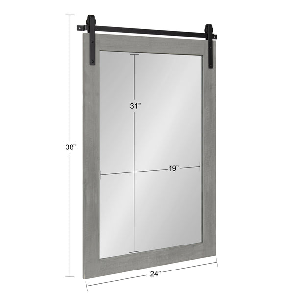 Kate & Laurel Cates Rustic Wall Mirror