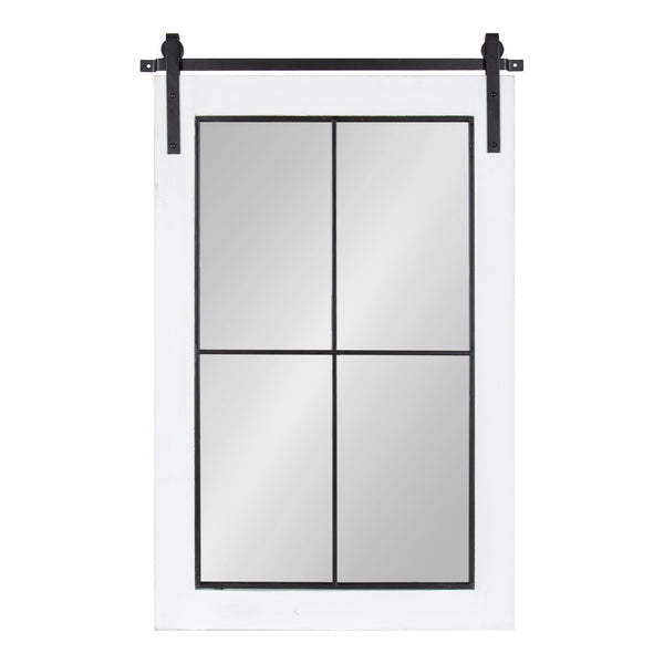 Kate & Laurel Cates Windowpane Framed Wall Mirror