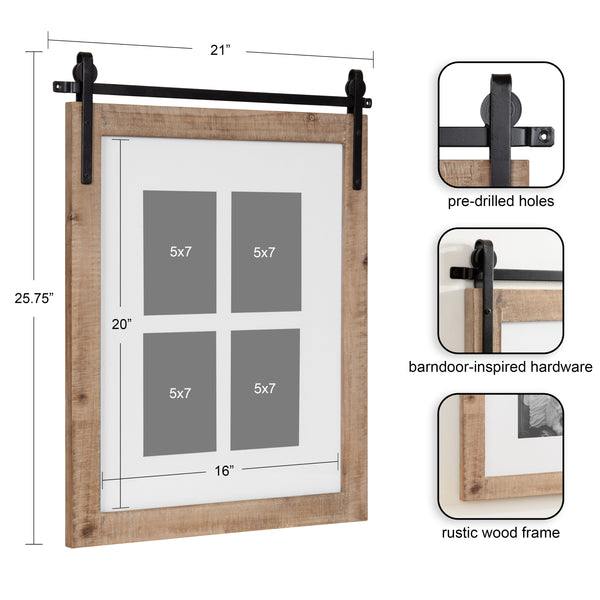 Kate & Laurel Cates Wood Picture Frame