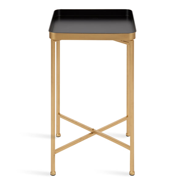 Kate & Laurel Celia Metal Tray Accent Table