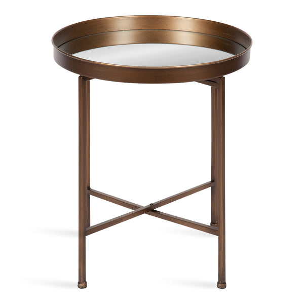 Kate & Laurel Celia Round Metal Side Table