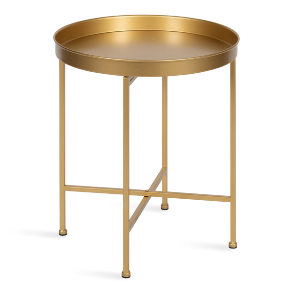 kate & laurel Celia Round Metal Side Table
