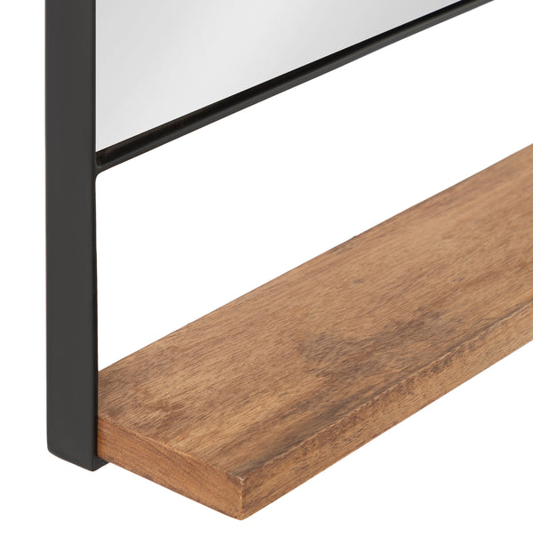 Kate & Laurel Chadwin Square Wall Mirror With Shelf