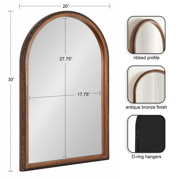 Kate & Laurel Chaston Arch Wall Mirror