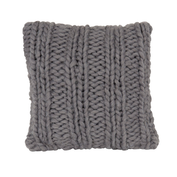 kate & laurel Chunky Knit Pillow Cover