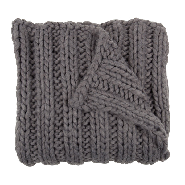 kate & laurel Chunky Knit Throw Blanket