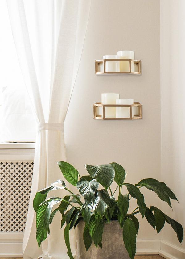 Kate & Laurel Ciel Floating Wall Shelf Set