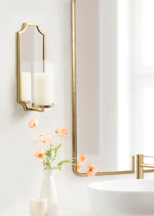 Kate & Laurel Ciel Scallop Wall Sconce