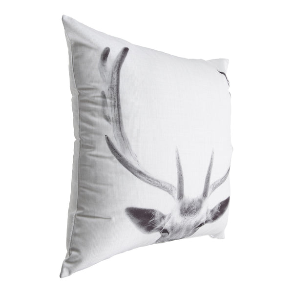 Kate & Laurel Como Deer Print Throw Pillow Cover