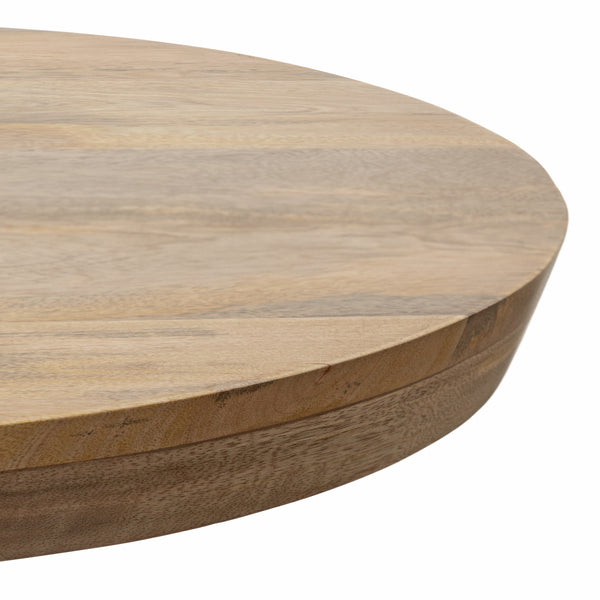 Kate & Laurel Conan Oval Wood Coffee Table