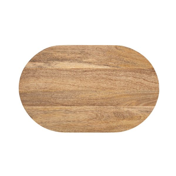 Kate & Laurel Conan Oval Wood Side Table